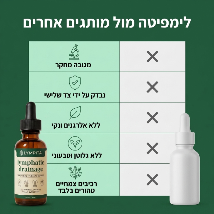 לימפיטה® טיפות לימפה צמחיות לשגרה יומית